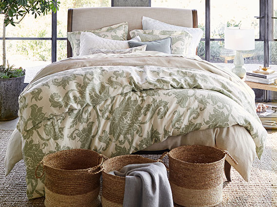 loretta belgian flax linen bedding | pottery barn loretta belgian flax linen bedding | pottery barn