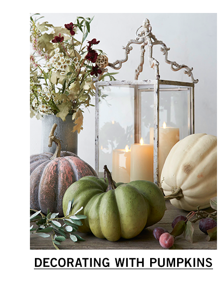 Decorating with Pumpkins