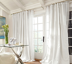 Emery Linen & Dupioni Silk Drapes