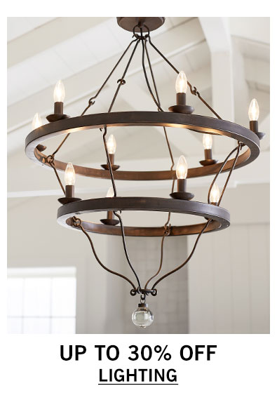Up to 30% Off Lighting