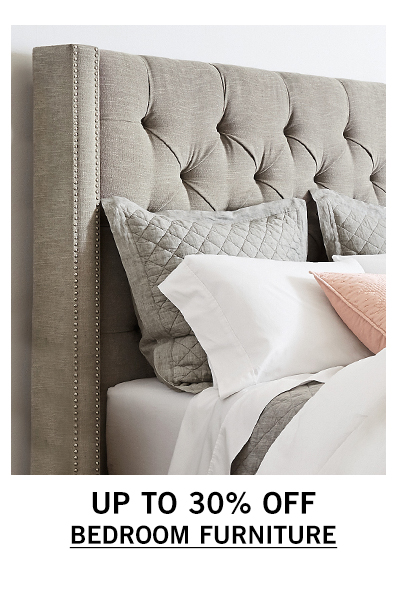 Up to 30% Off Bedroom Furniture