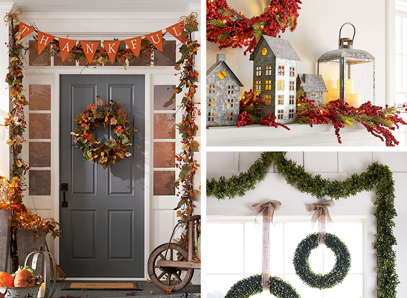 Holiday Garland Ideas Pottery Barn Holiday Garland Ideas For A Warm And Welcoming Home
