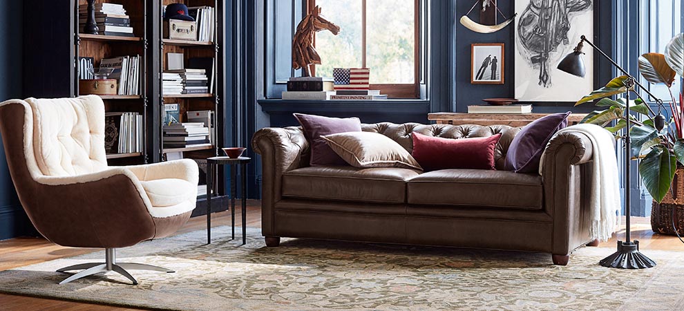 Chesterfield Leather New Traditional Living Room Chesterfield Leather New Traditional Living Room