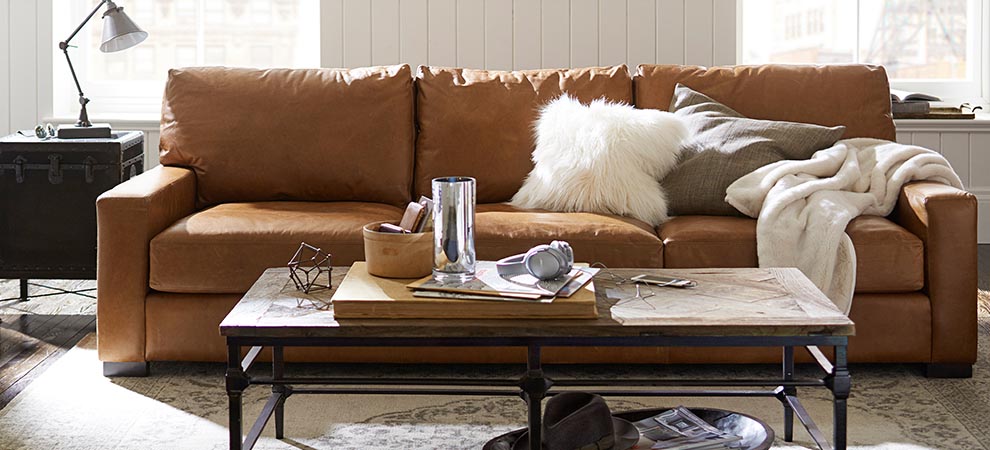 Turner Leather New Traditional Living Room Turner Leather New Traditional Living Room