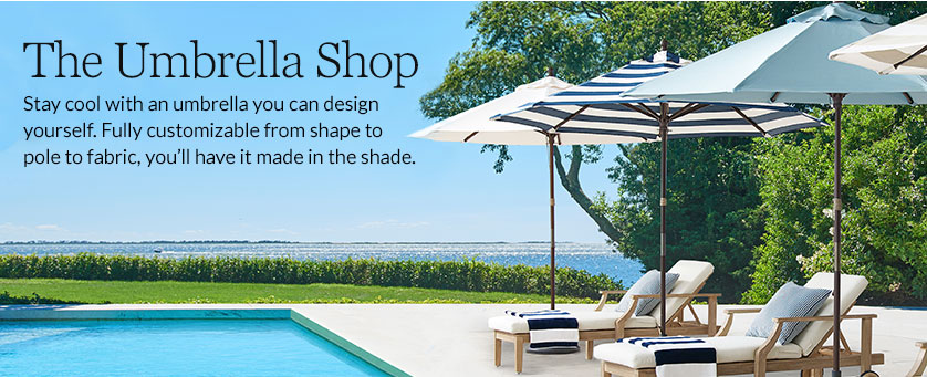 Outdoor Umbrellas, Patio Umbrellas & Umbrella Stands Pottery Barn Umbrella Shop - Outdoor Umbrellas, Patio Umbrellas & Umbrella Stands Pottery Barn
