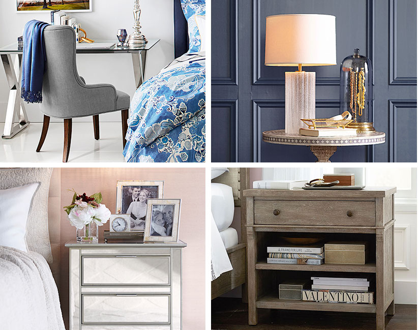 7 stylish bedside table decor ideas | pottery barn