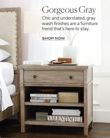 Nightstands Bedside Tables Pottery Barn Gorgeous Gray