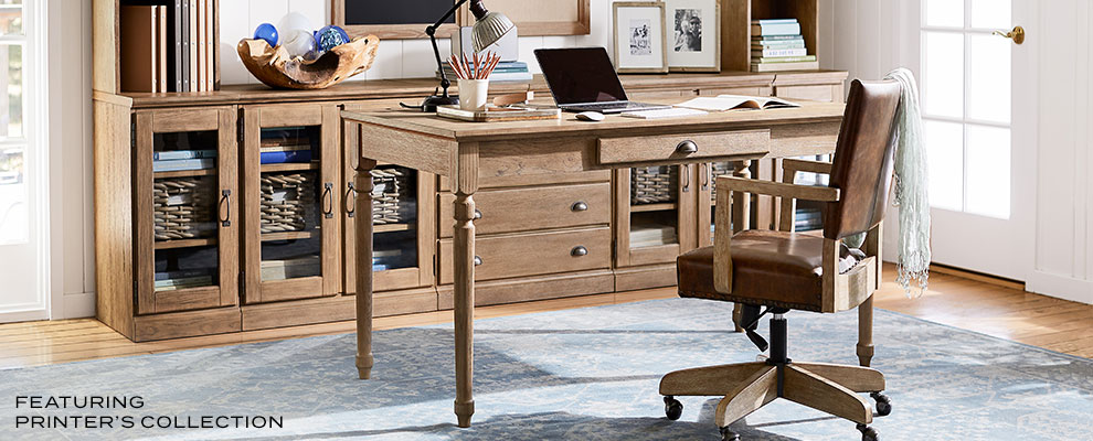 Home Office Furniture Sets Collections Pottery Barn Printer S Home Office