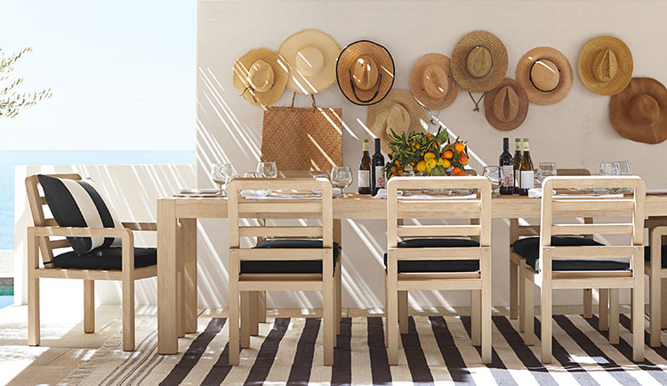 Clearance Fsc Wood Outdoor Furniture Pottery Barn
