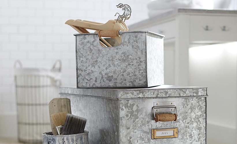 Make Laundry Day Easier Laundry Room Storage Ideas Pottery Barn