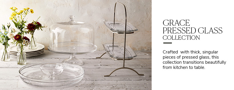 Grace Pressed Glass Collection Grace Pressed Glass Collection