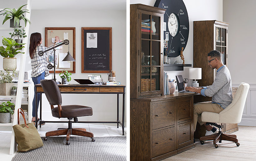 Choosing The Perfect Home Office Desk Pottery Barn