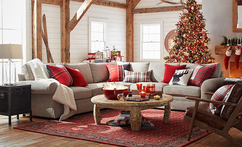 How To Decorate With Plaid Pottery Barn