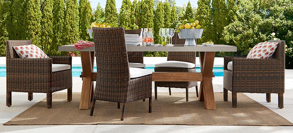 Abbott Rectangular Outdoor Dining Abbott Rectangular Outdoor Dining