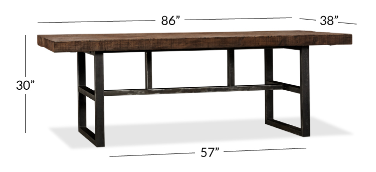 Griffin Reclaimed Wood Dining Table