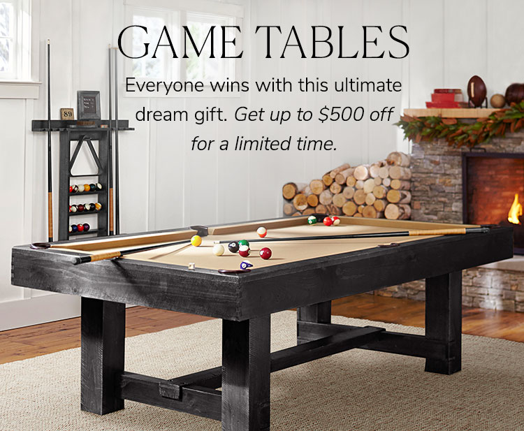 Game Tables Pool Tables Game Room Furniture Pottery Barn