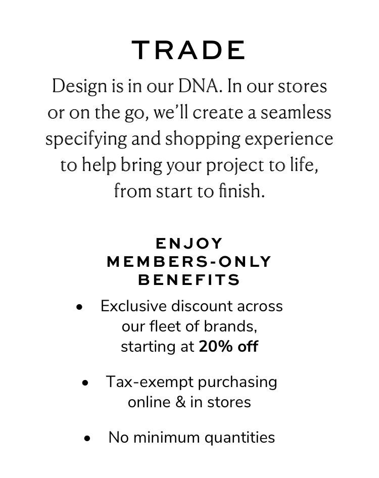 Design Trade Program Pottery Barn