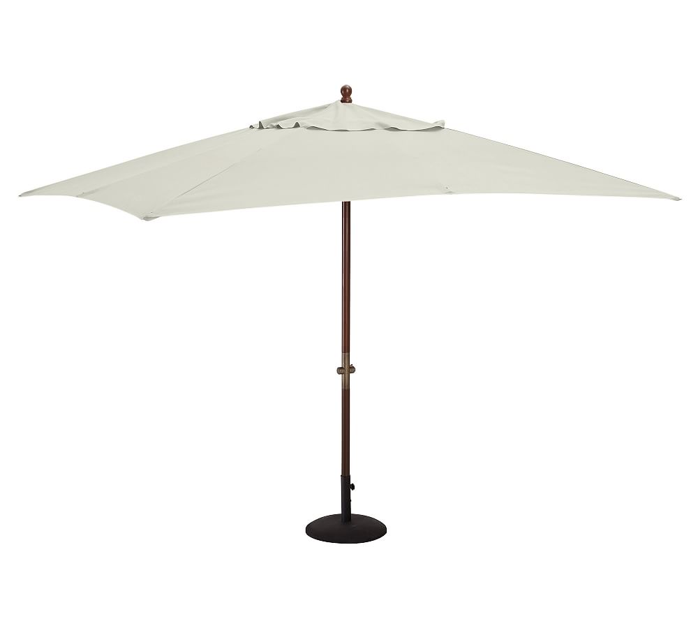 Online Designer Patio Rectangular Umbrella Canopy Replacement - Outdoor Canvas, Natural