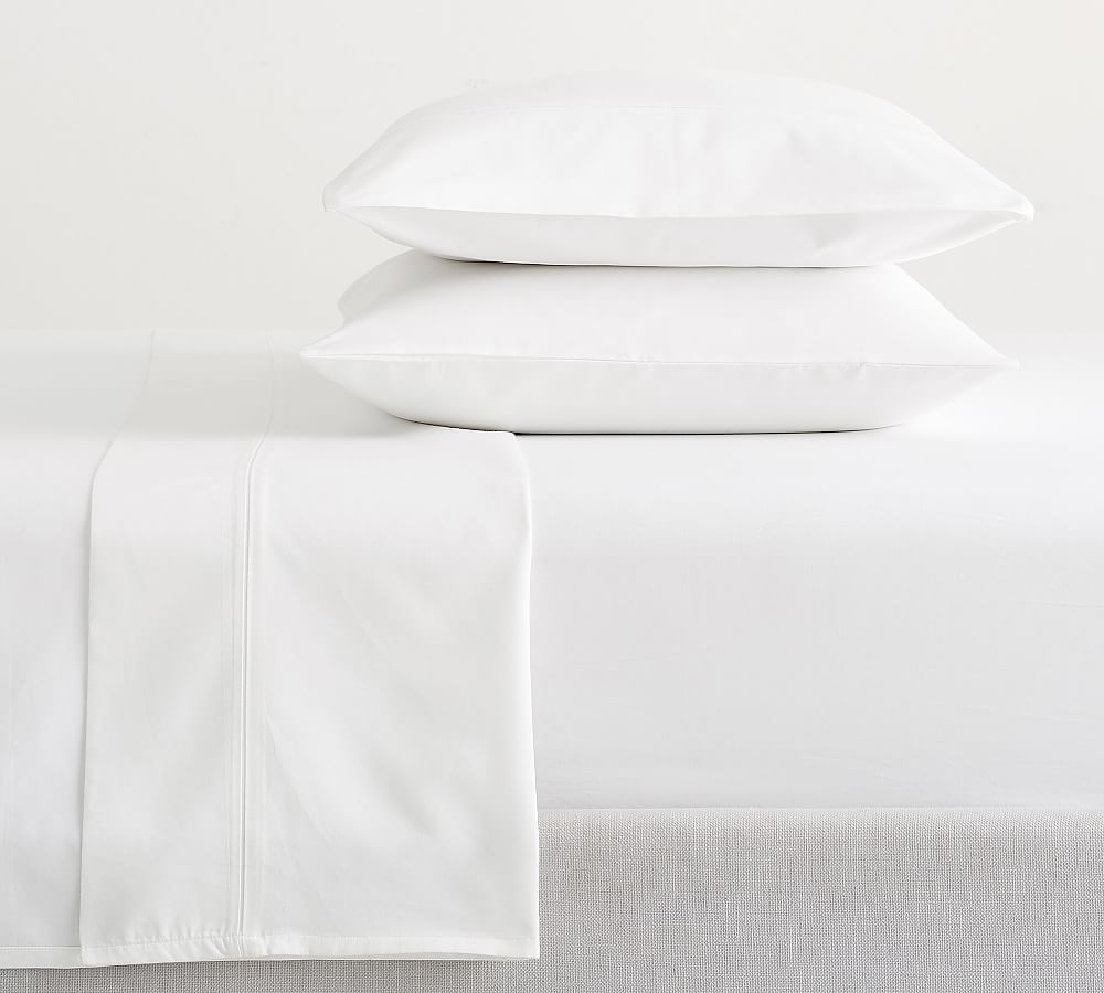 Online Designer Bedroom White 700-Thread-Count Sateen Sheet Set, King