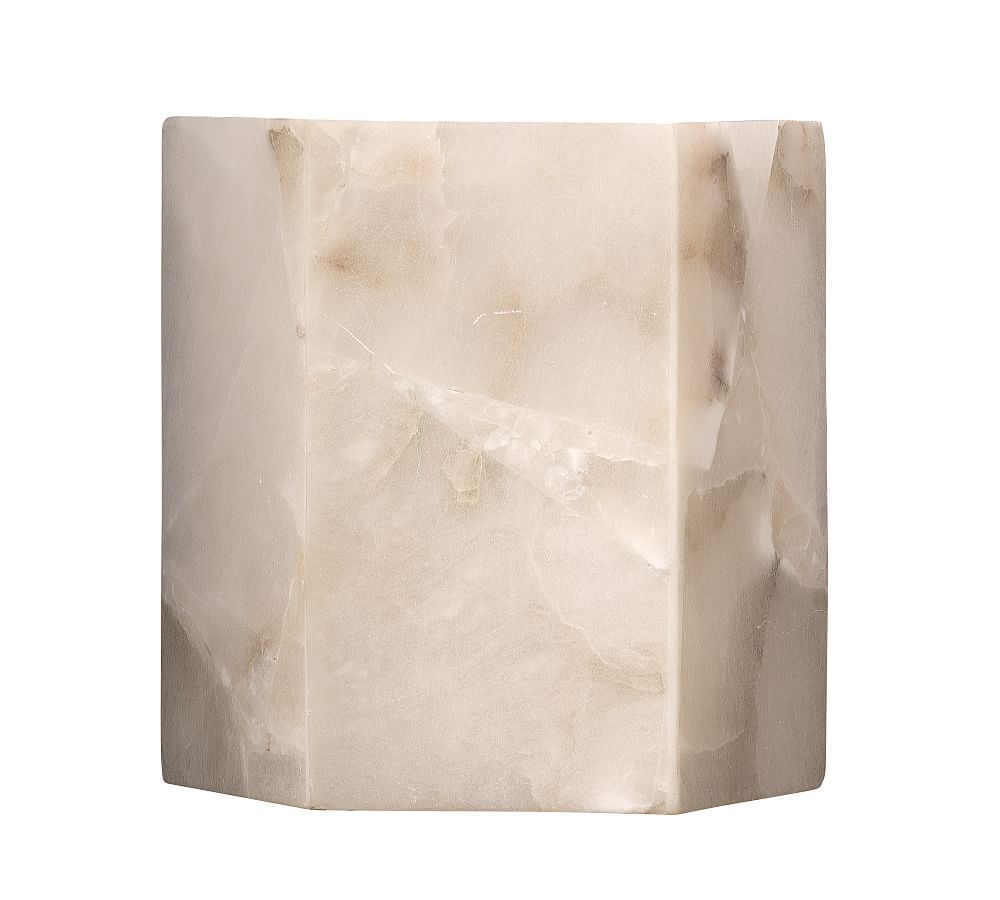 Online Designer Hallway/Entry Beatrice Alabaster Sconce, Regular