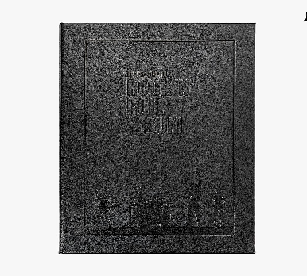 Online Designer Bedroom Leather Terry O'Neill's Rock N' Roll Album Coffee Table Book