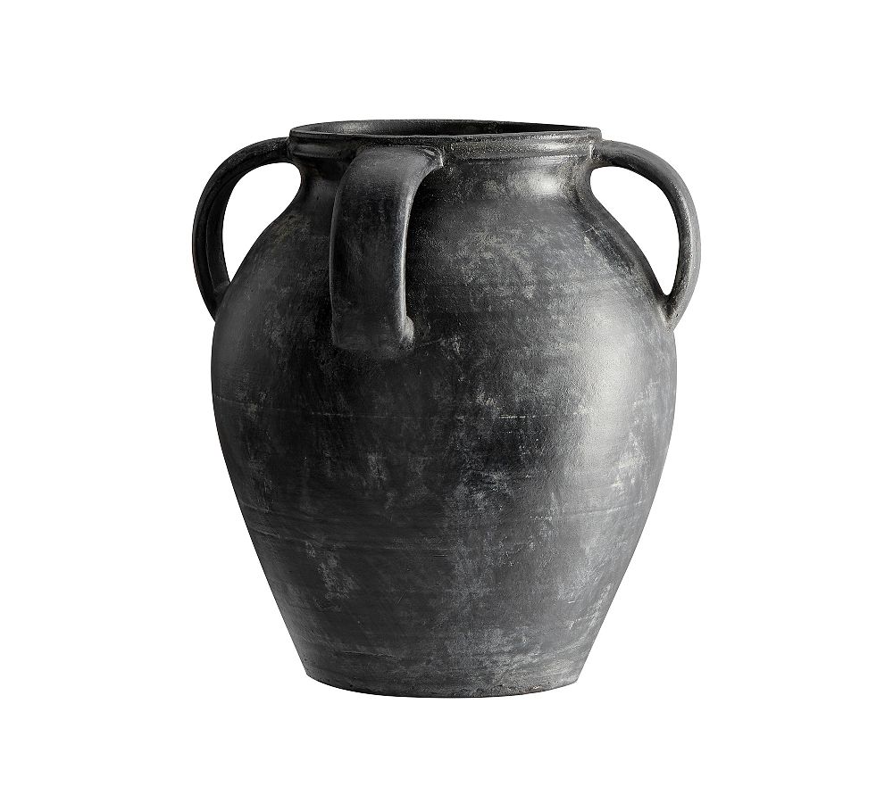Online Designer Combined Living/Dining Joshua Ceramic Vase, Large, Black