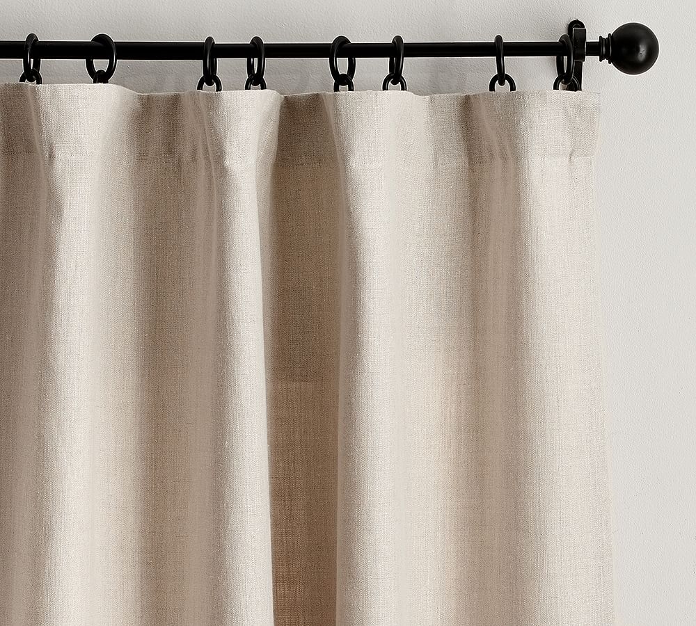 Online Designer Other Belgian Linen Rod Pocket Blackout Curtain Made with Libeco(TM) Linen 50 x 108