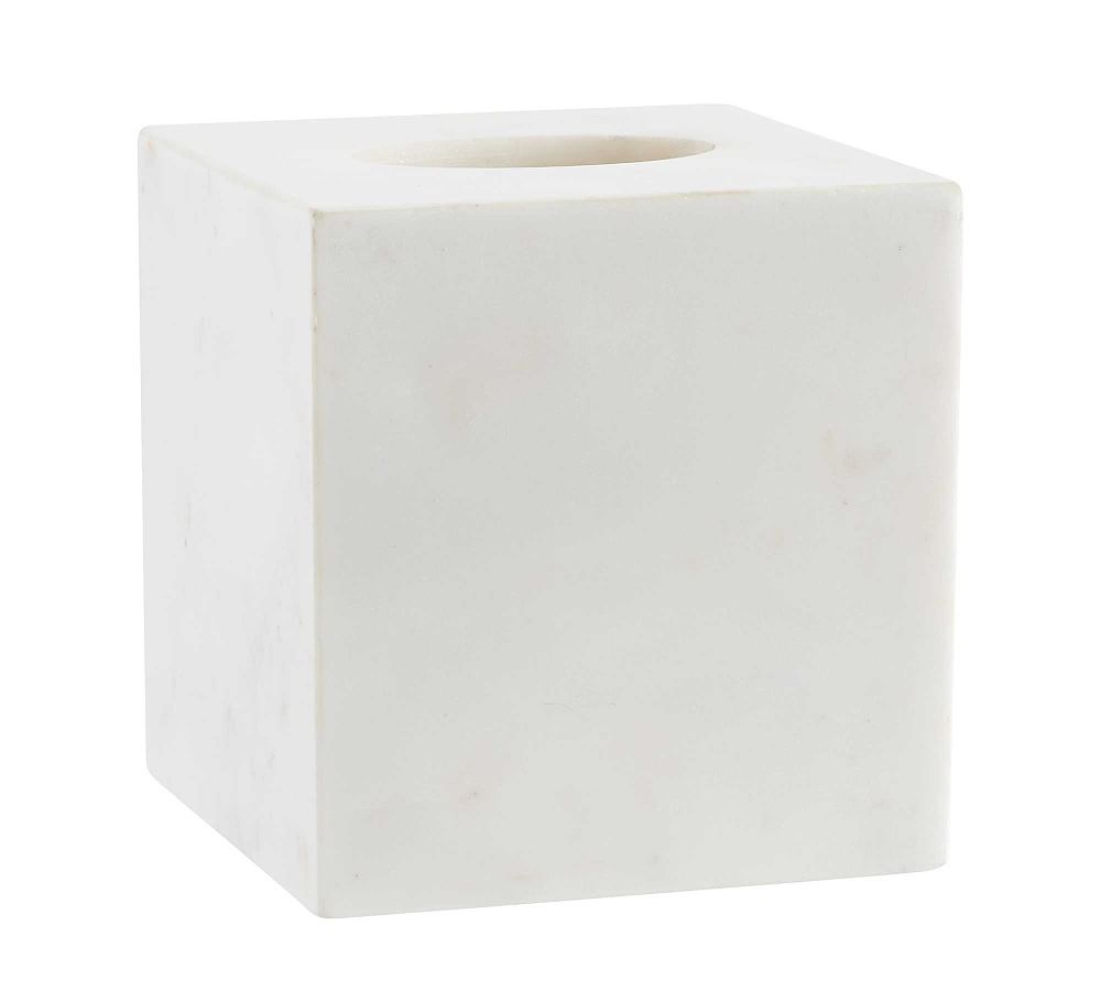 Online Designer Bathroom Frost Marble Accessories, Tissue Box