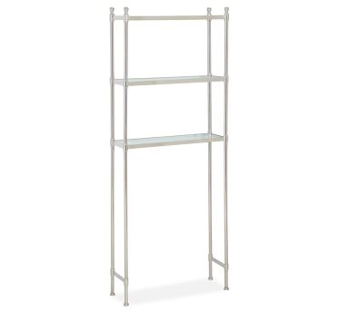 Online Designer Other Metal Over the Toilet Etagere, Polished Nickel finish