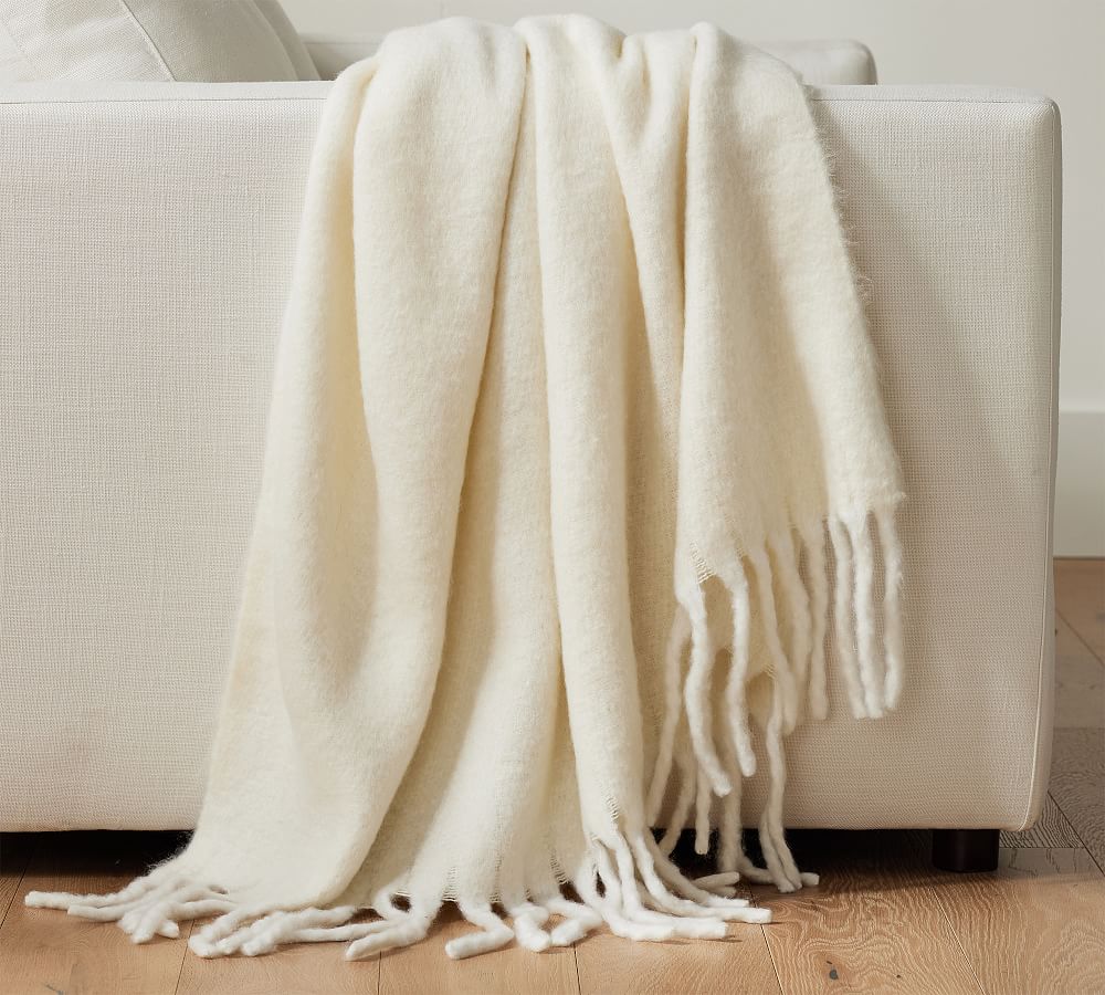 Online Designer Other Hayes Faux Mohair Throw, 50
