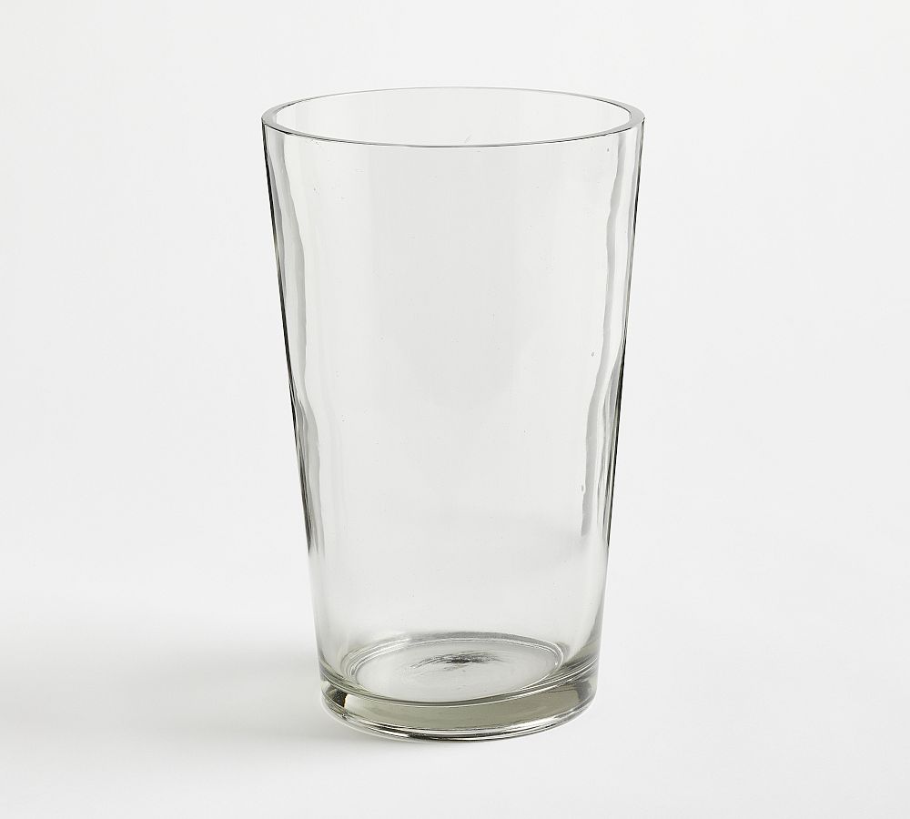 Online Designer Bathroom Handcrafted Clark Taper Glass Vase, Large, Clear