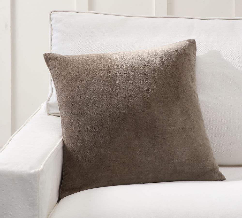 Online Designer Living Room Everywhere Velvet Pillow & Down Feather Insert Bundle, 20