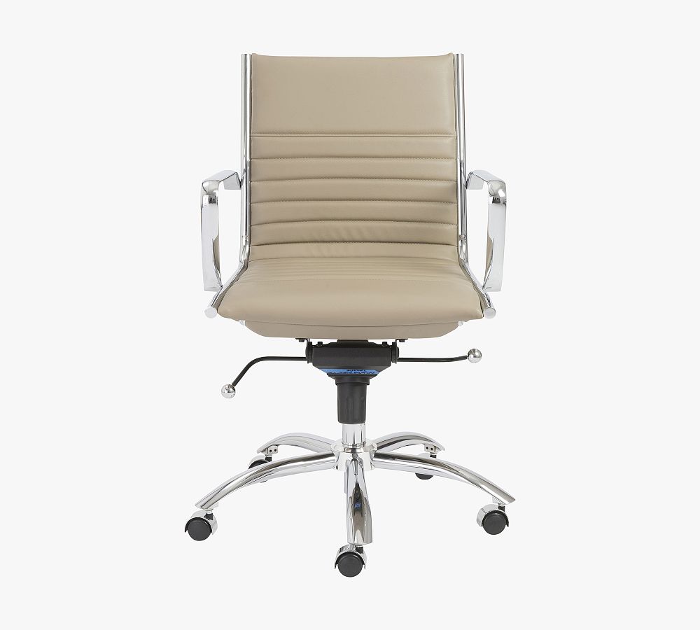 Online Designer Hallway/Entry Fowler Low Back Desk Chair, Taupe