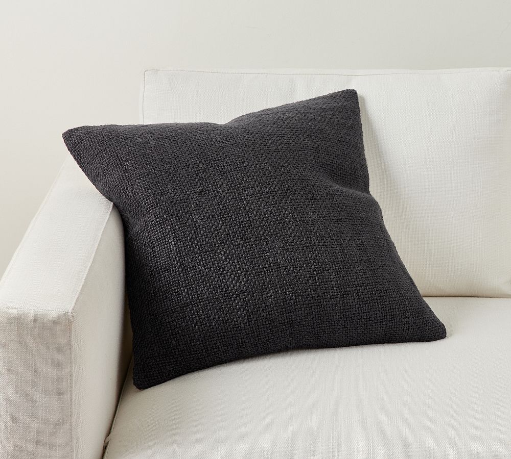 Online Designer Bedroom Faye Linen Textured Throw Pillow Cover, 20
