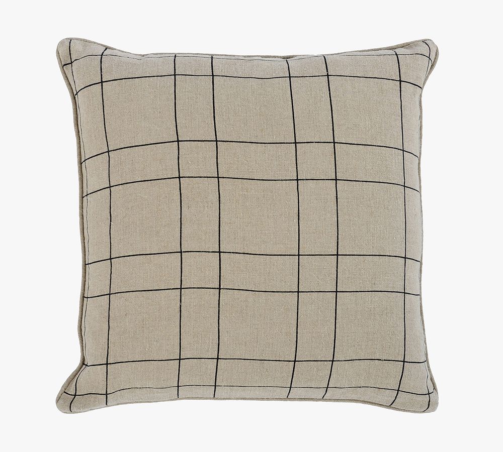 Online Designer Living Room Lizana Belgian FlaxLinen Pillow Cover, 26 x 26