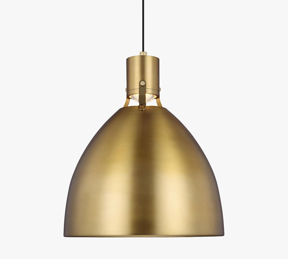 Sauer Metal LED Pendant in Brass