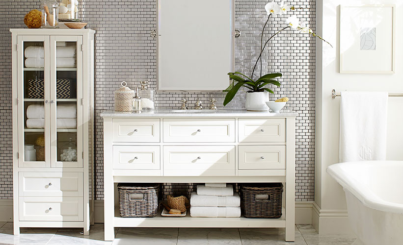 9 Clever Towel Storage Ideas for Your Bathroom | Pottery Barn