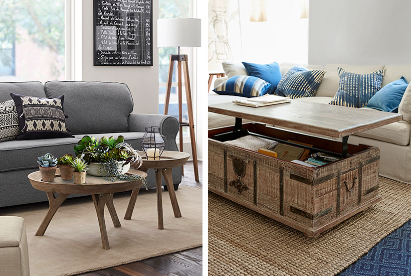 4 Unconventional Coffee Table Ideas Pottery Barn 4 Unconventional Coffee Table Ideas