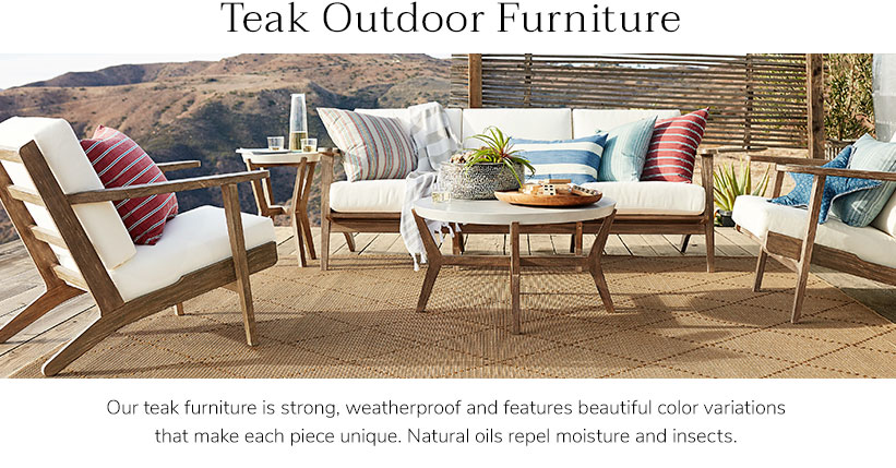 Teak Patio Furniture Pottery Barn Outdoor Furniture