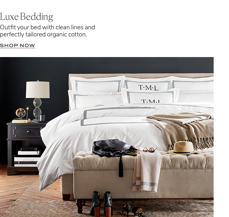 Home Furniture Decor Outdoor Pottery Barn Luxe Bedding