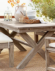 Outdoor Dining Furniture Tables Sets Pottery Barn Dining Tables