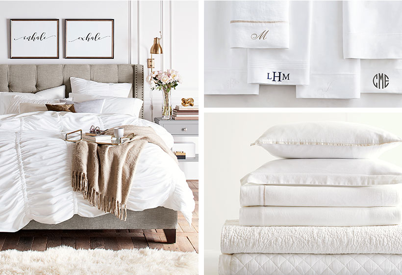 Building Your Bedding Basics From The Sheets Up Pottery Barn Sleep Tight Building Your Bedding Basics From The Sheets Up