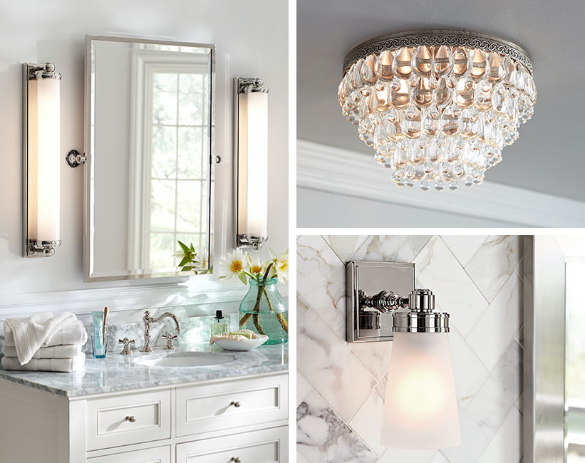how to perfectly light your bathroom | pottery barn