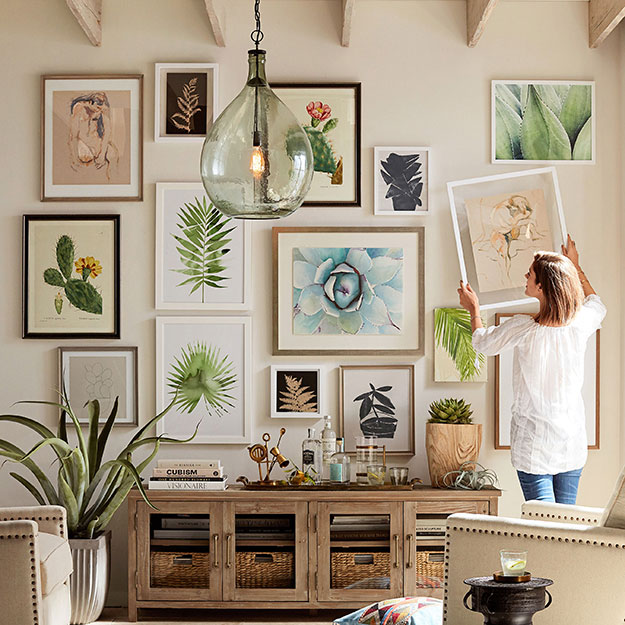 How To Hang A Gallery Wall Pottery Barn