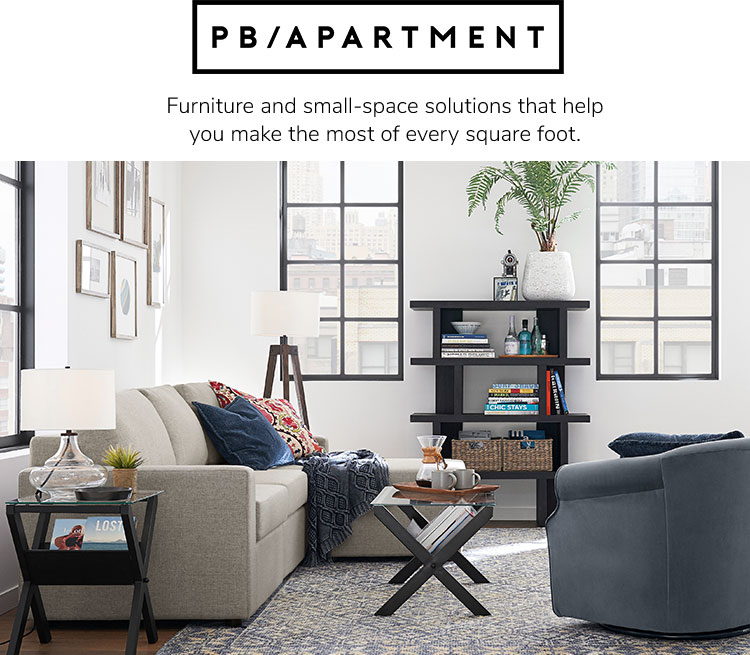 Space Saving Furniture Apartment Furniture Pottery Barn