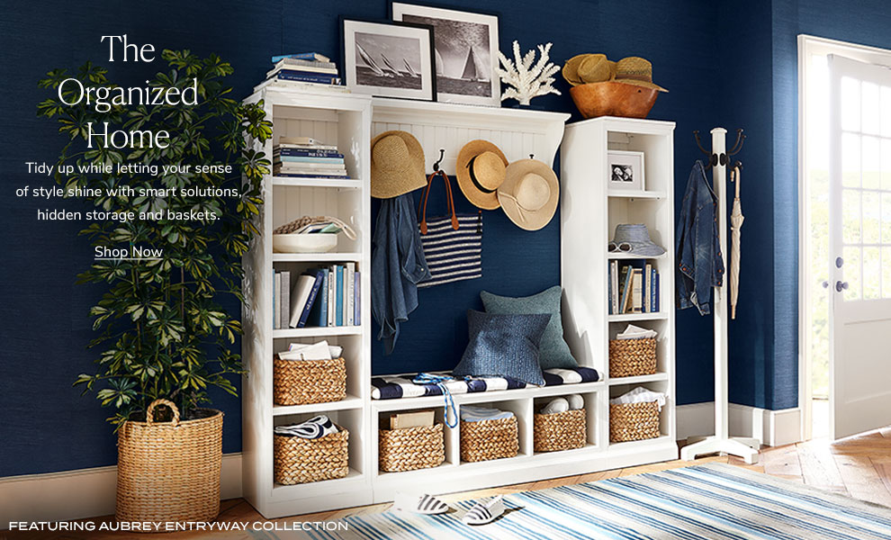 Home Organization Storage Solutions Pottery Barn Home Organization