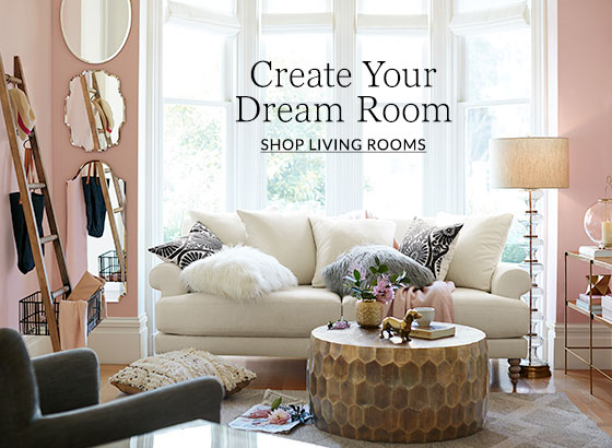 Pottery Barn Inspired Living Rooms