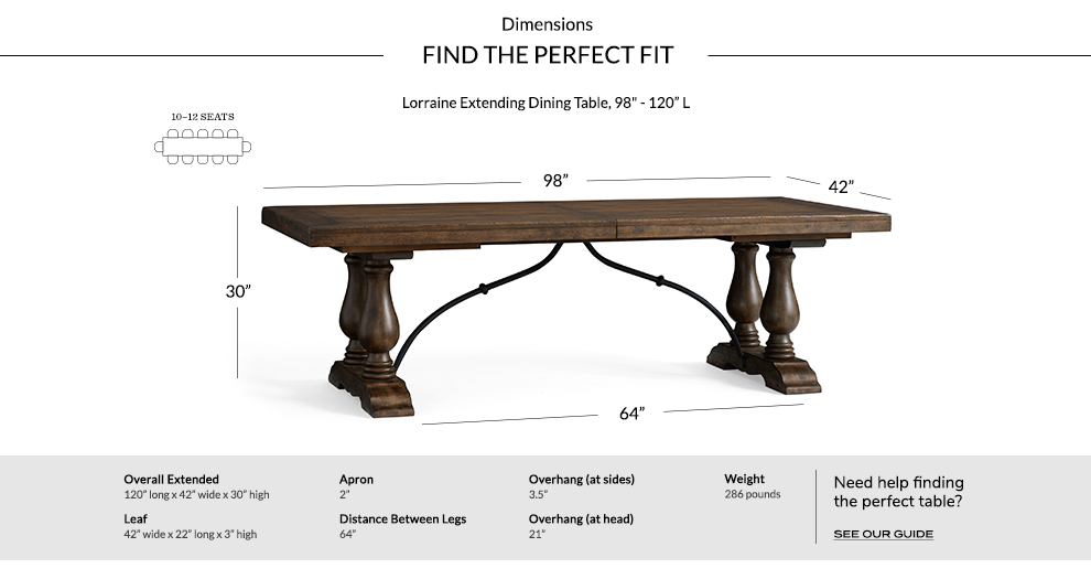 Lorraine Extending Dining Table, Hewn Oak Pottery Barn