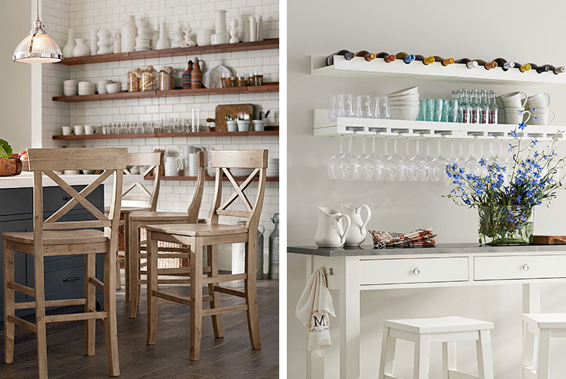 How To Organize Shelves Kitchen Pottery Barn