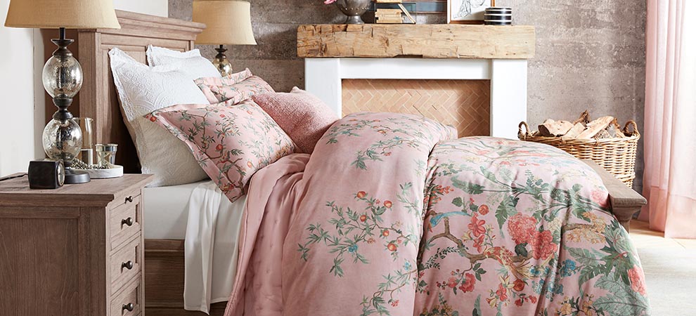 Hudson Hewn Oak + Mariella Bedding Hudson Hewn Oak + Mariella Bedding
